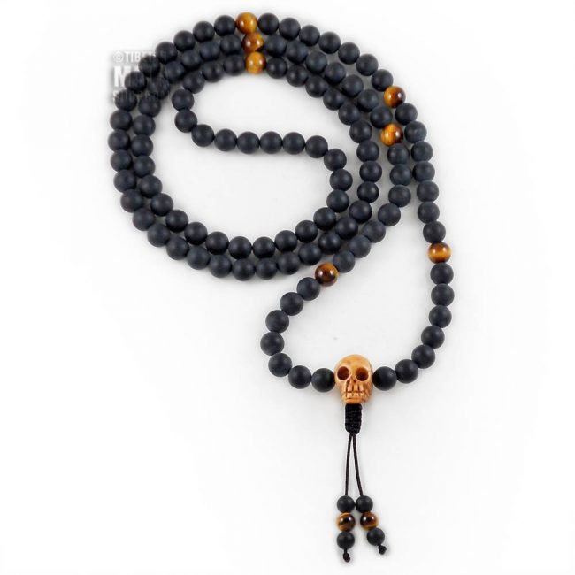 skull mala beads