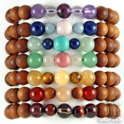 7 chakras stackable bracelets