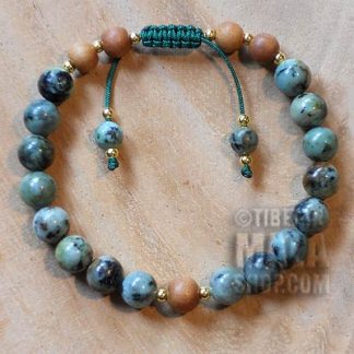 african turquoise yoga bracelet