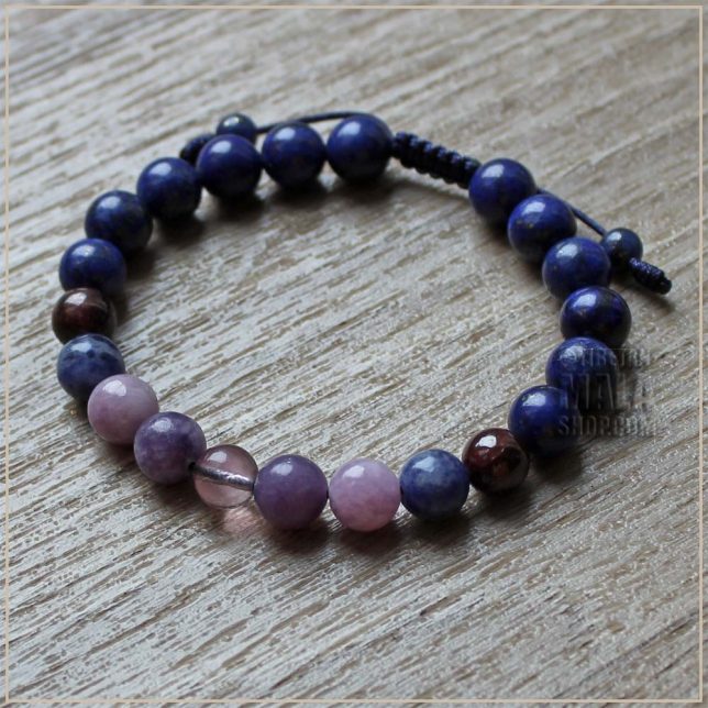 ajna third eye chakra bracelet beads
