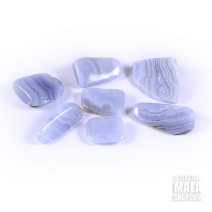 blue lace agate tumblestone