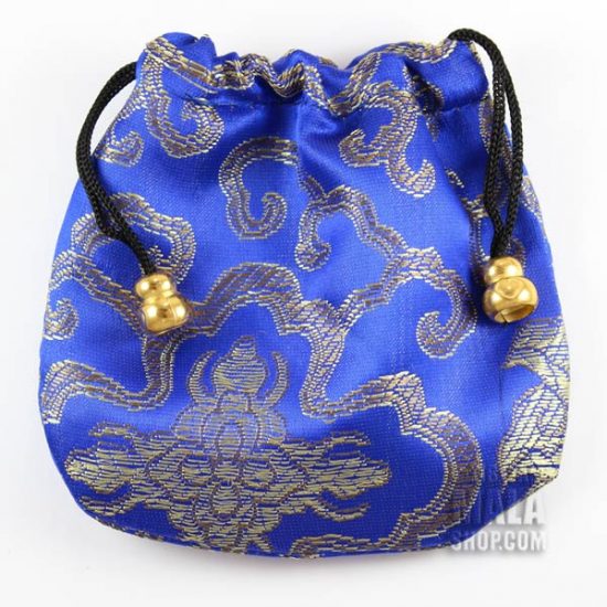 blue lotus mala bag