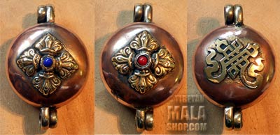 brass copper tibetan ghau