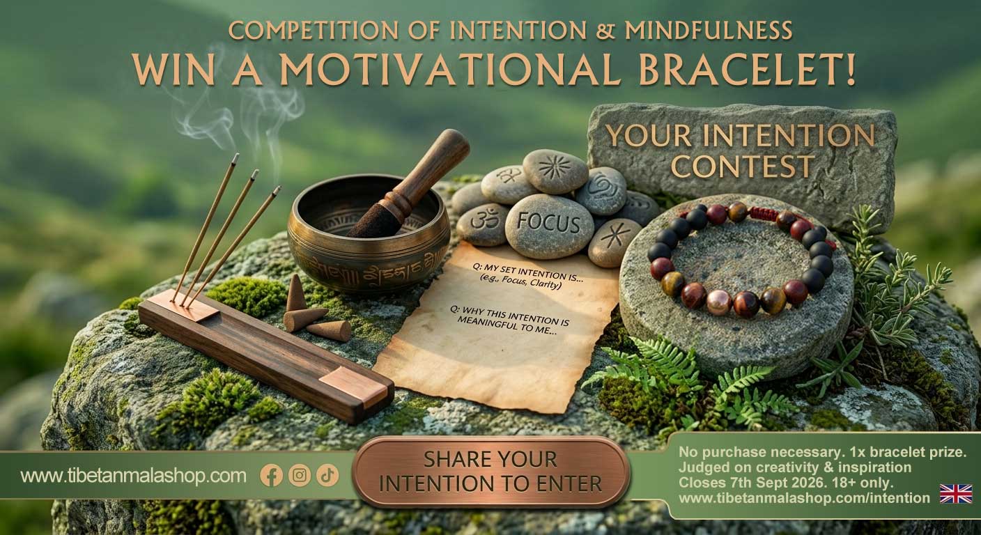 Handcrafted mindfulness intention bracelet Competition
