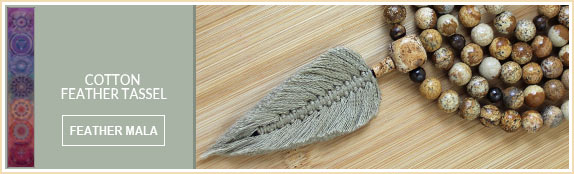 Feather Tassel Mala