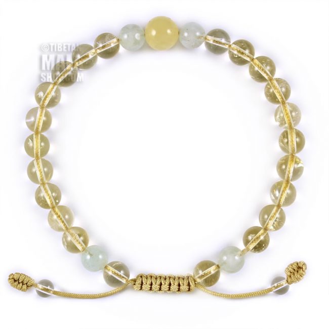 citrine bracelet 6mm beads