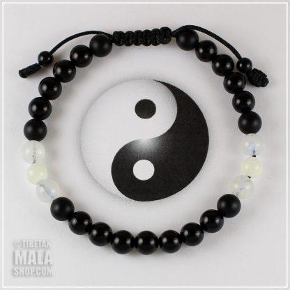 black white bracelet mini beads