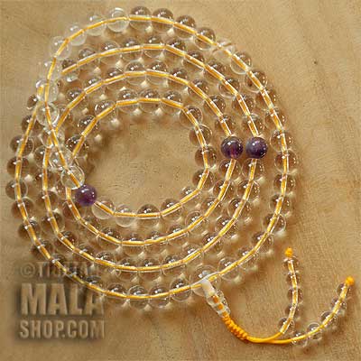 crystal mala beads