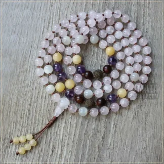 divine feminine knotted mala