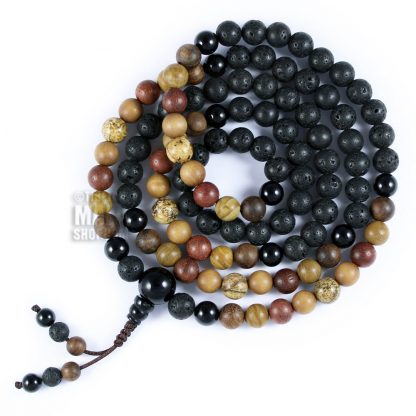 earth mala beads