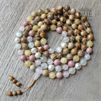 earth song knotted mala