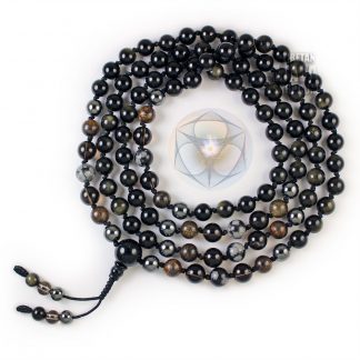 earth star knotted mala