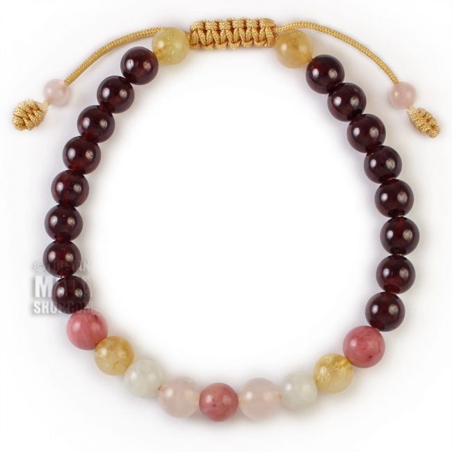 garnet bracelet mini beads