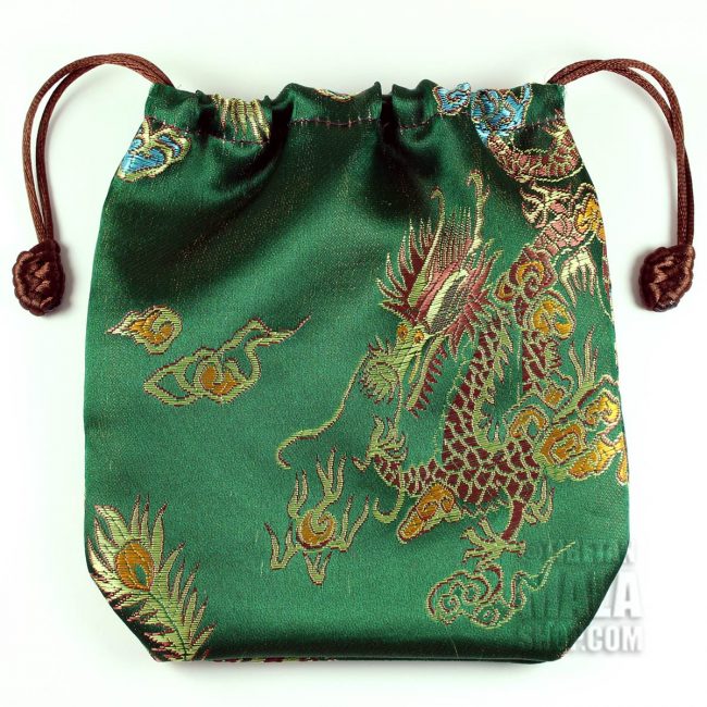 green dragon mala bag