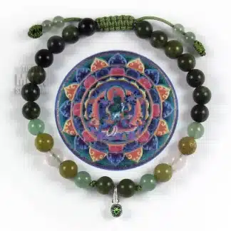green tara bracelet mini beads