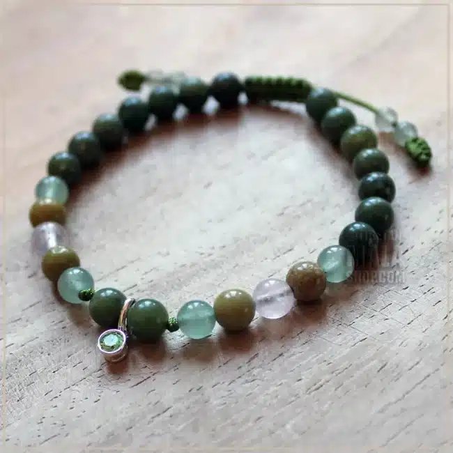 green tara bracelets mini beads