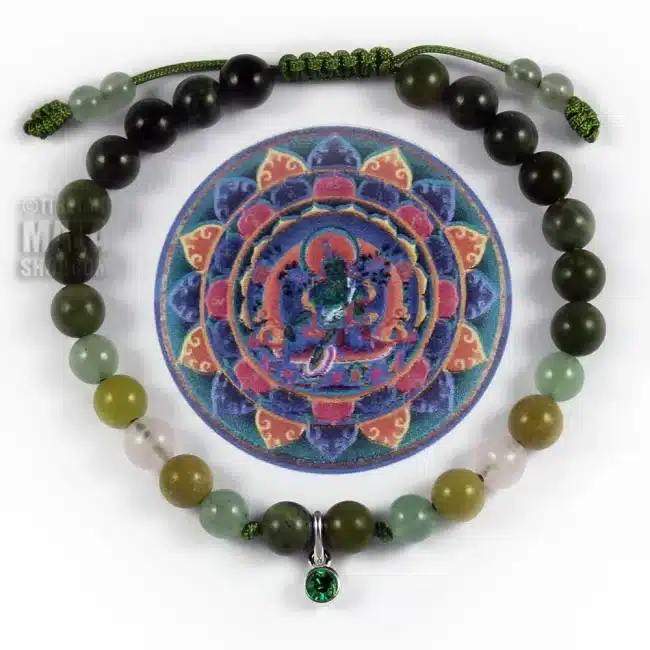 green tara mini beads bracelet
