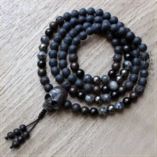 iron skull mala