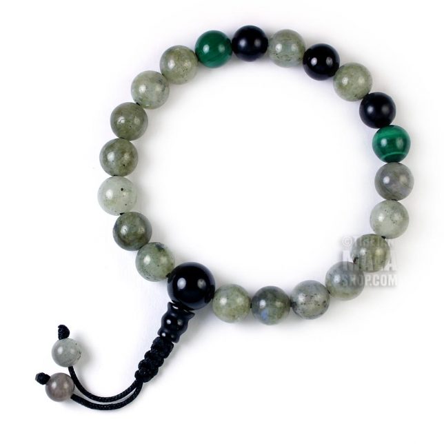 labradorite wrist mala