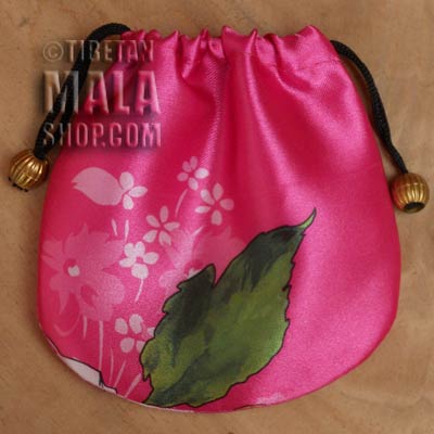mala beads bag cerise