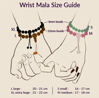 Wrist Mala Size Guide