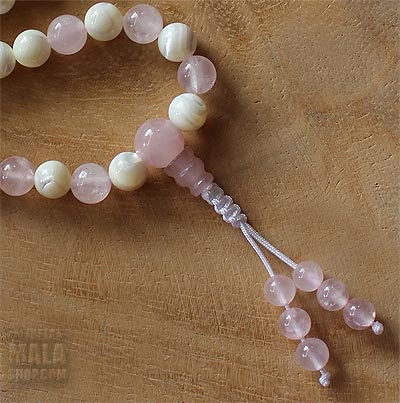mother of pearl mala