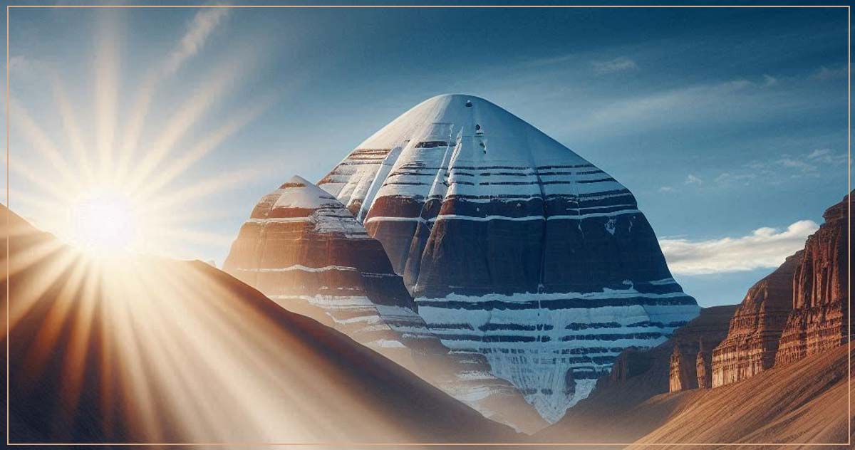 mount kailash sunset