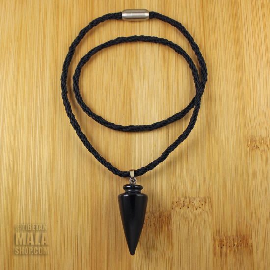 obsidian necklace