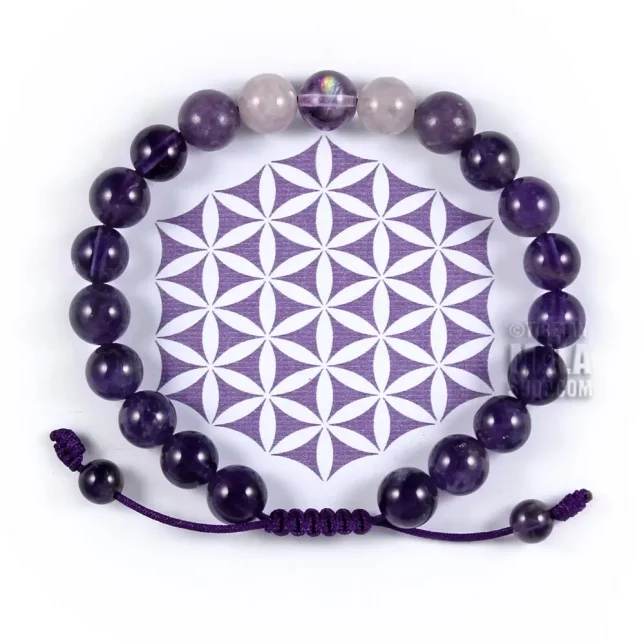 purple bracelet