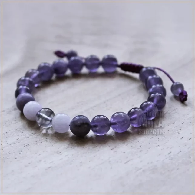 purple bracelets