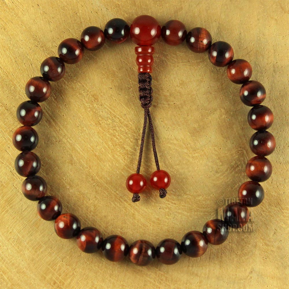 Mini Pocket Mala Prayer Beads Knotted 8mm | 27 Beads | Picas