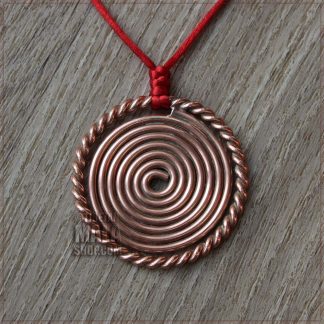 sacred spiral pendant