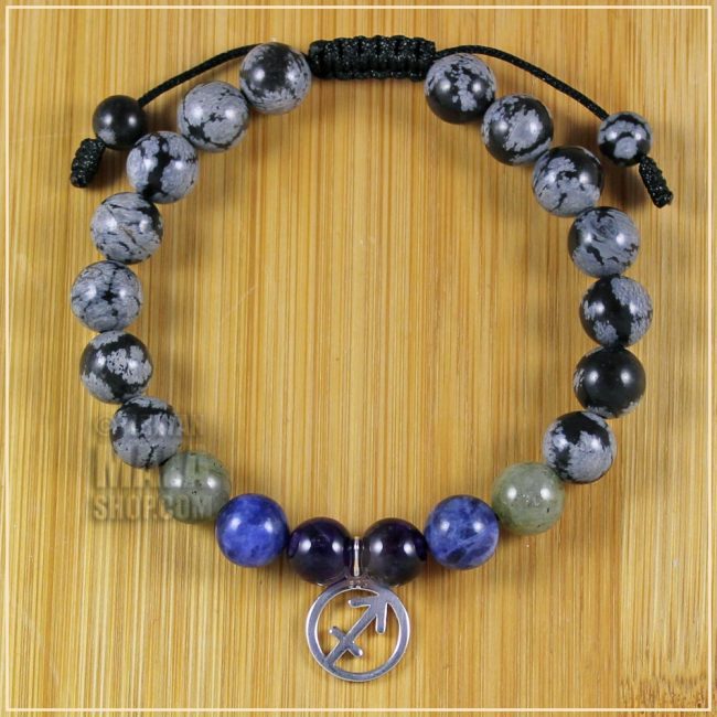 sagittarius zodiac charm bracelet