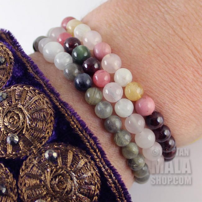 small bead bracelet stack