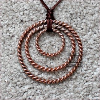 tensor ring trio pendant