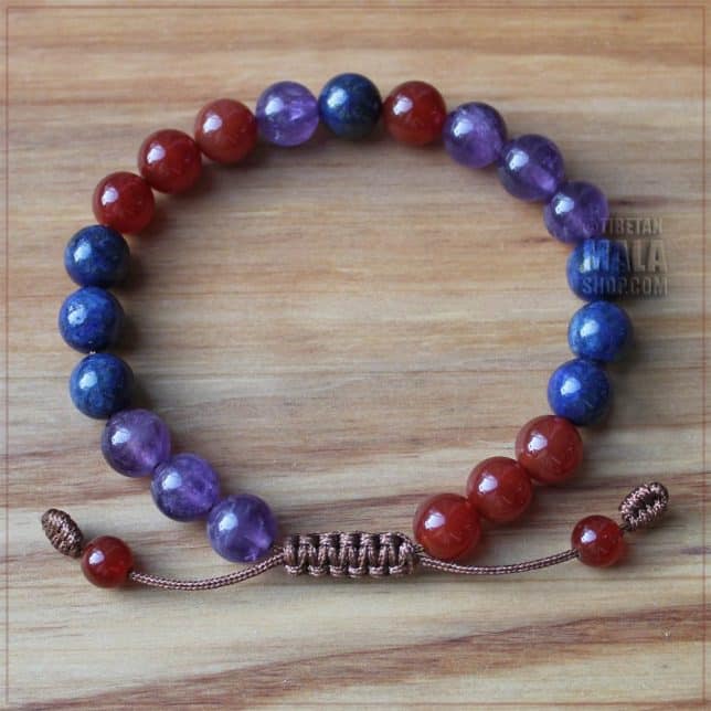 three jewels bracelet Buddha Dharma Sangha