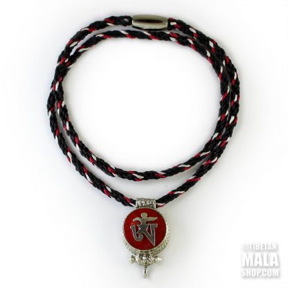 tibetan om ghau necklace