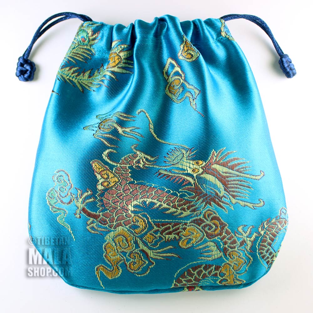 Drawstring Backpack Yin Yang Dragon Shoulder Bags 