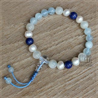 water element wrist mala