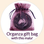 Complimentary Organza Mala Beads bag