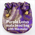 Complimentary Lotus Mala bag